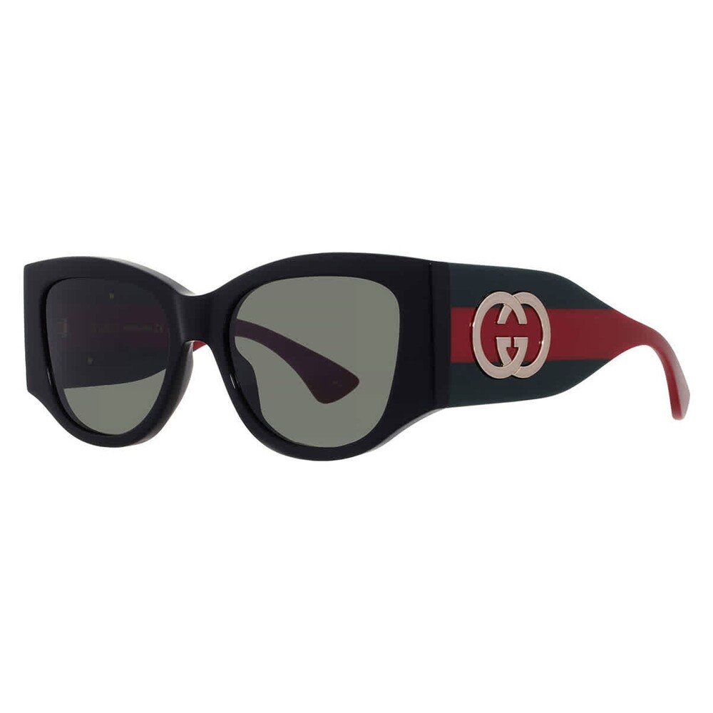 Gucci Grey Cat Eye Ladies Sunglasses 55 #265221G22B
